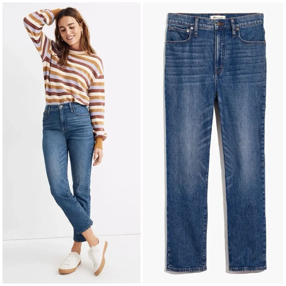 Madewell Classic Straight Jeans in Coldbrook Wash size 26